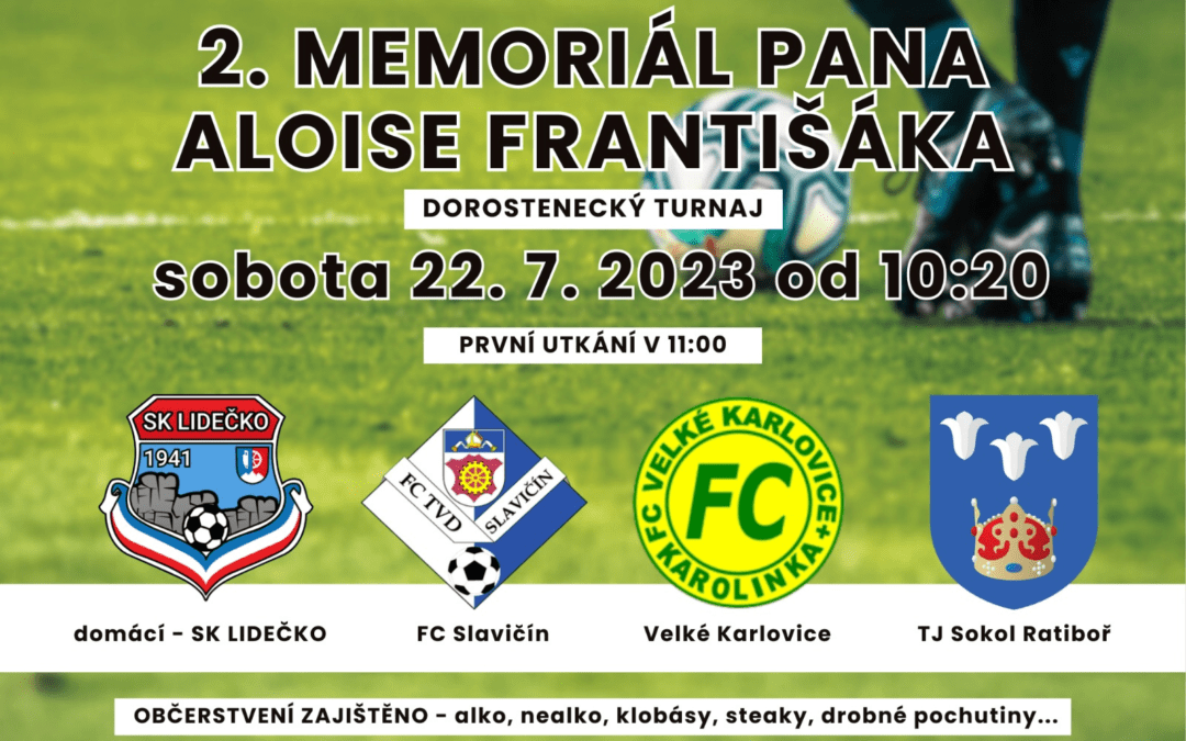 2. Memoriál pana Aloise Františáka